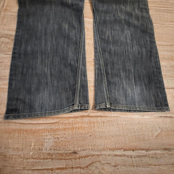 Levi's Mens 514 38 x 30 Blue Denim Dark Wash Slim Straight Leg Jeans - Picture 9 of 10